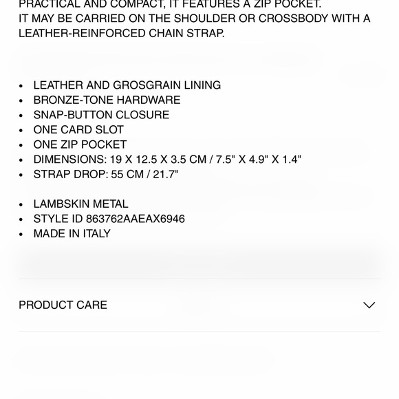 YSL Envelope Chain Wallet - Picture 7 of 7